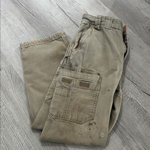 Duluth Trading Co Men's Khaki Cargo Pants